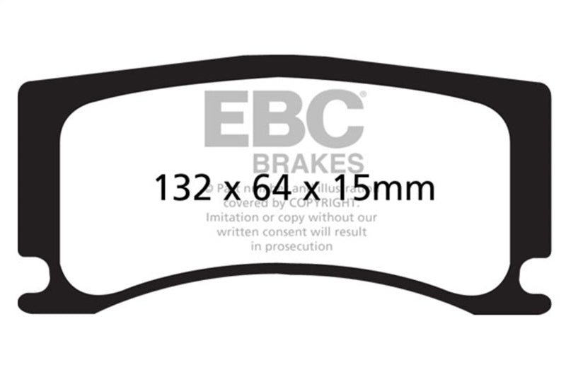 EBC 08-09 Jaguar XKR 4.2L Supercharged (Portfolio) Bluestuff Rear Brake Pads - DP52112NDX