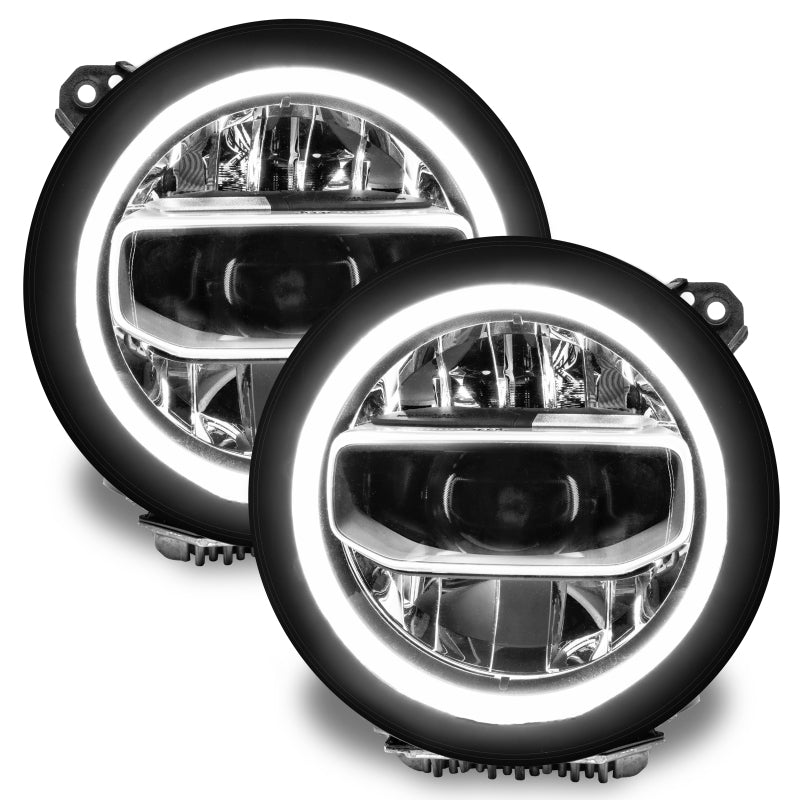 Oracle Jeep Wrangler JL/JT RGB+W Headlight DRL  Kit - ColorSHIFT w/ Simple Controller SEE WARRANTY - 1346-504