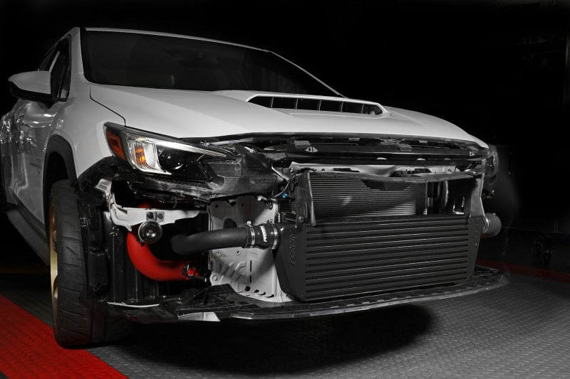 Perrin 22-23 Subaru WRX Front Mount Intercooler Kit (Black Tubes &amp; Black Core) - PSP-ITR-441BK/BK