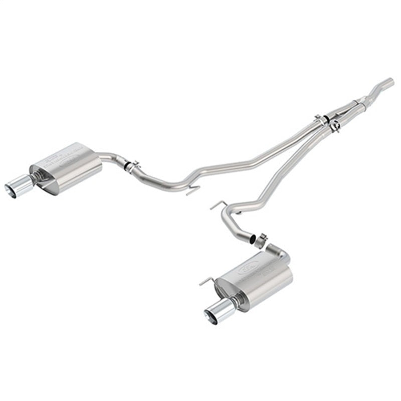 Ford Racing 2018+ Mustang 2.3L EcoBoost Cat-Back Extreme Exhaust System w/ Chrome Tips