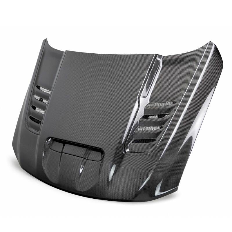 Anderson Composites 2021 Dodge RAM TRX Carbon Fiber Hood - OE Style - AC-HD21DGTRX-OE by Anderson Composites - alternate view