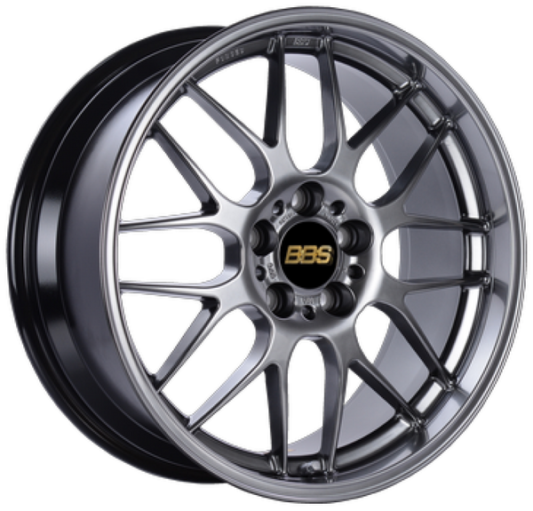 BBS RG-R 18x9.5 5x114.3 ET38 Diamond Black Wheel PFS - RG701DBK by BBS