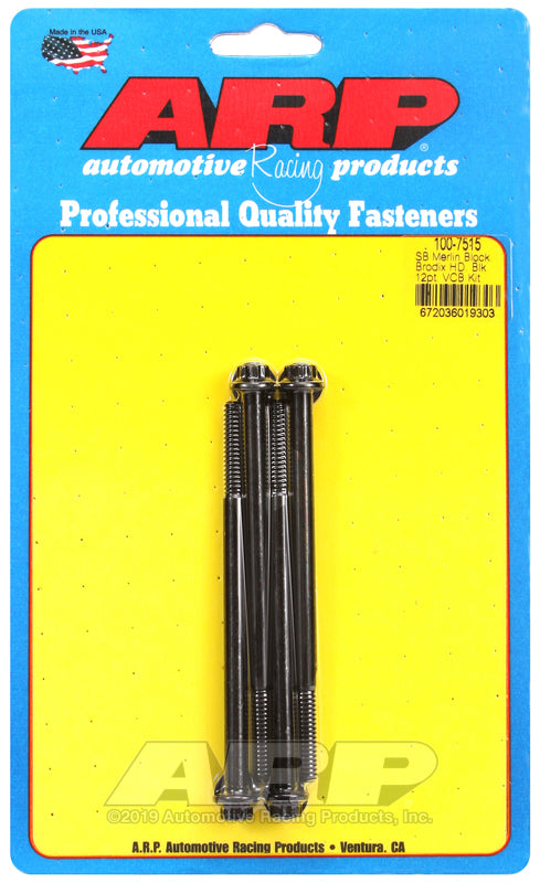 ARP Merlin block, Brodix head SB 12pt valve cover bolt kit - 100-7515