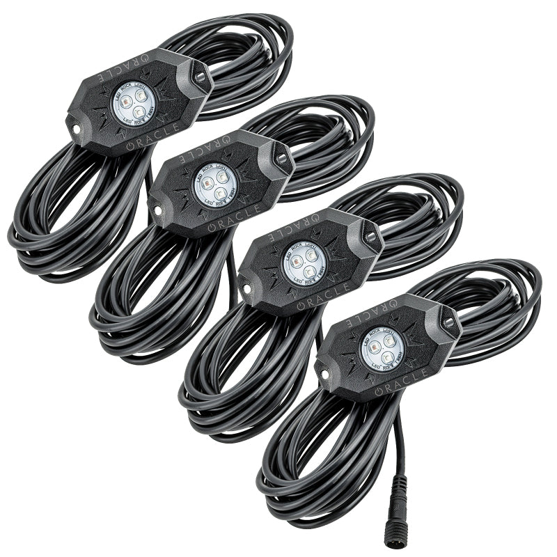 Oracle Bluetooth + RF Underbody Rock Light Kit - 4 PCS - ColorSHIFT SEE WARRANTY - 5818-333