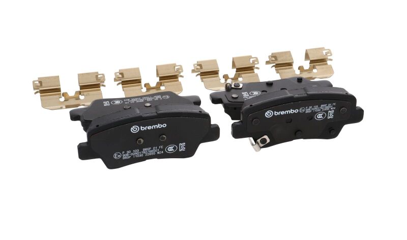 Brembo OE 21-22 Hyundai Accent/19-24 Nexo/2016 Sonata/2019 Sonata PRIME Low-Met Brake Pad - Rear - P30103