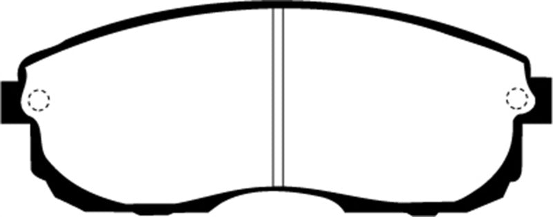 EBC 99-01 Infiniti G20 2.0 Redstuff Front Brake Pads - DP3775C