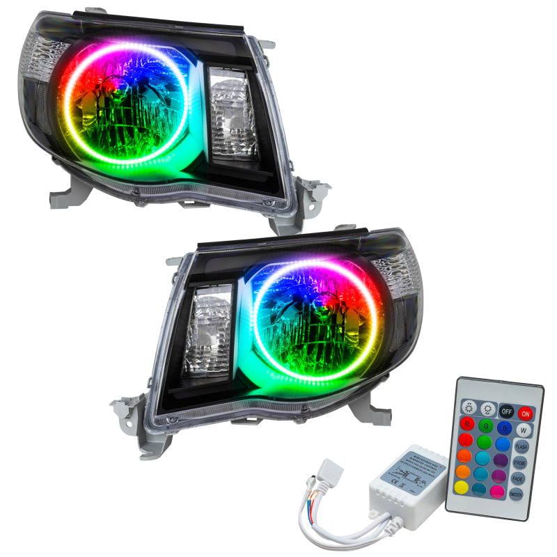 Oracle 05-11 Toyota Tacoma SMD HL - Black - ColorSHIFT w/ Simple Controller SEE WARRANTY - 8161-504