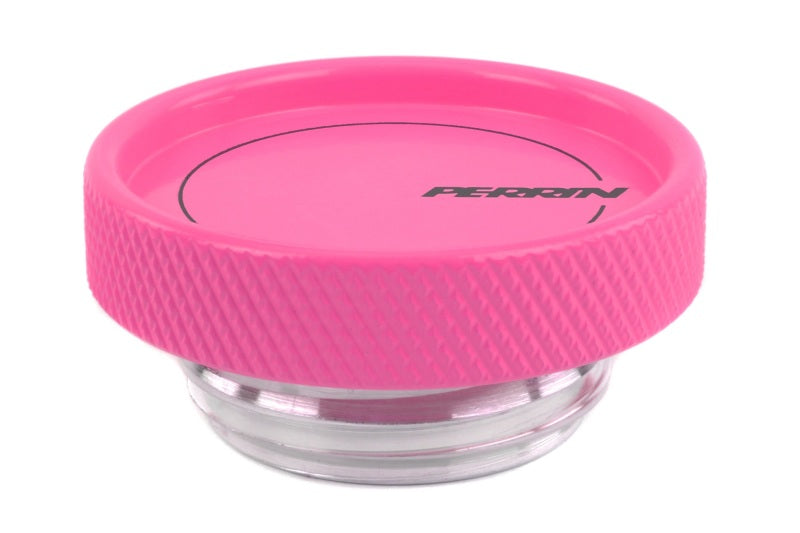 Perrin 02-24 Subaru WRX / 13+ BRZ &amp; GR86 / 04-21 STI / 00-18 Forester XT Oil Fill Cap - Hyper Pink - PSP-ENG-711HP