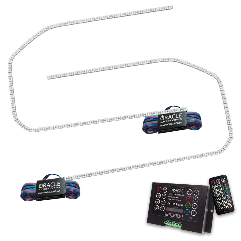 Oracle 16-18 GMC Sierra Headlight DRL Upgrade Kit - ColorSHIFT w/ 2.0 Controller SEE WARRANTY - 1320-333