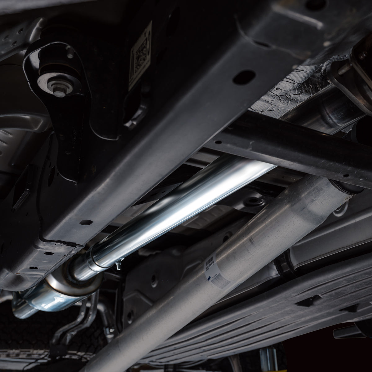 AWE Tuning 2021+ Ford F-150 Tremor (w/ Bumper Cutouts) 0FG Non-Resonated Catback -Diamond Black Tips - 3020-33402