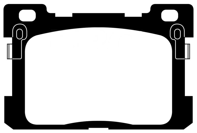 EBC 2017+ Genesis G90 5.0L Greenstuff Rear Brake Pads - DP23077