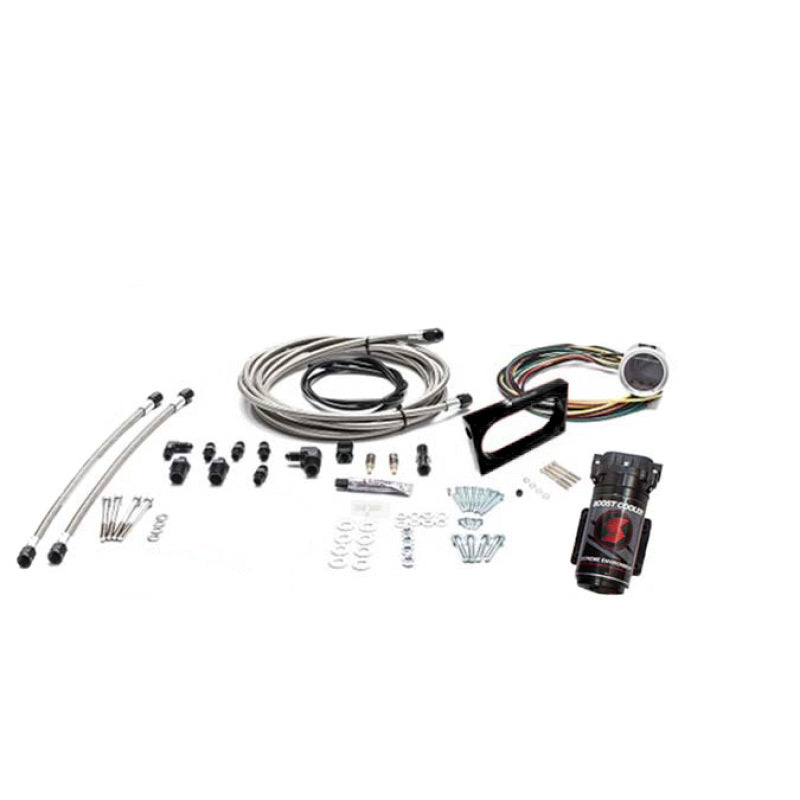 Snow Performance 05-10 Mustang Stg 2 Boost Cooler Water Inj Kit (SS Brded Line/4AN Fitting) w/o Tank - SNO-2130-BRD-T for 200