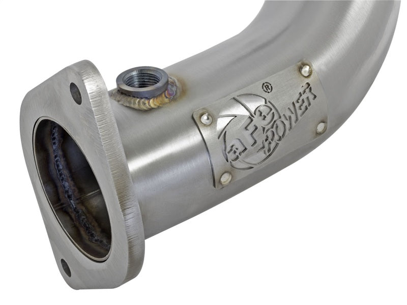 aFe Twisted Steel Down-Pipe Catted 13-16 Cadillac ATS L4-2.0L (t) - 48-34126-HC
