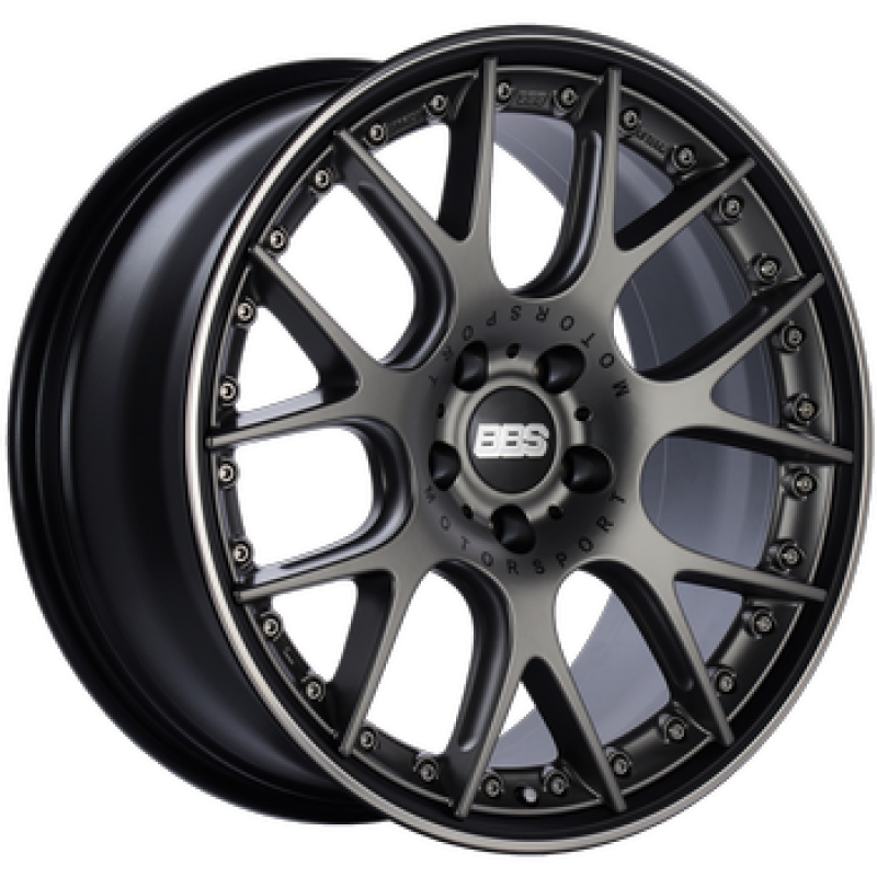 BBS CH-RII 21x9 5x112 ET24 CB 66.5 Porsche Macan Platinum Center Wheel - CH608PBPO-MTSP by BBS
