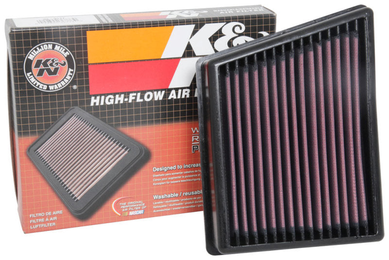 K&N 17-18 Ford Fiesta VII L4-1.0L F/I Drop In Air Filter - 33-3117