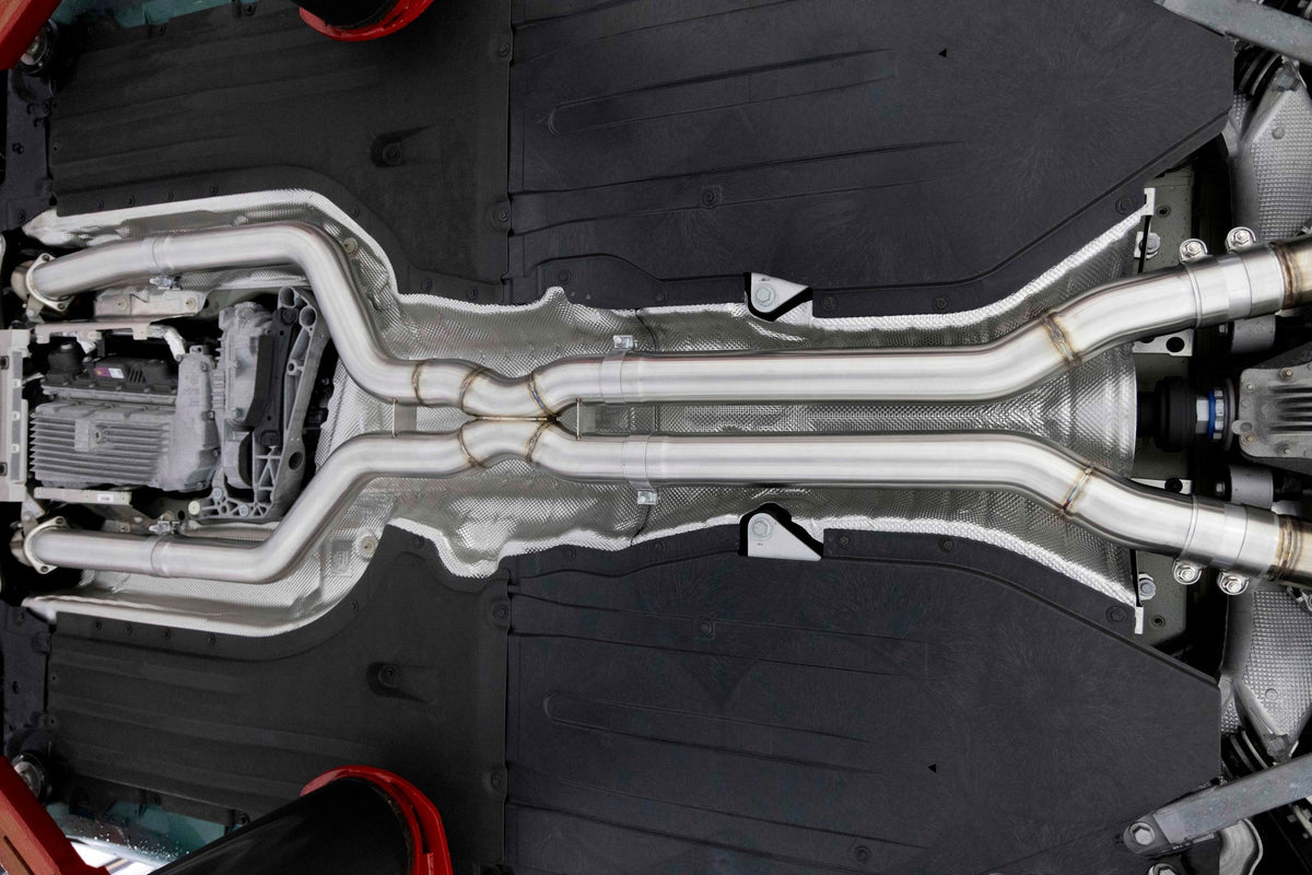 Dinan - High Flow X-Pipe Exhaust - 2024-2026 LCI BMW X5M/X6M - D660-0103