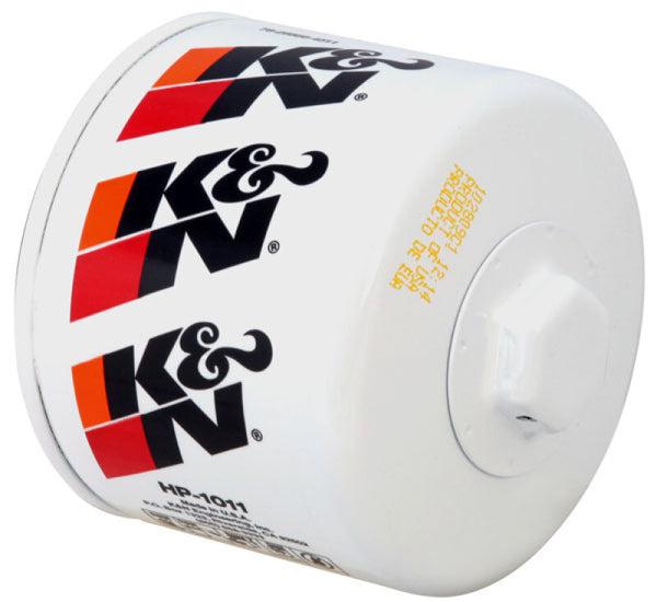 K&N Oil Filter OIL FILTER; AUTOMOTIVE - HP-1011 for 2001-2007 Chevrolet Silverado 2500 - front view
