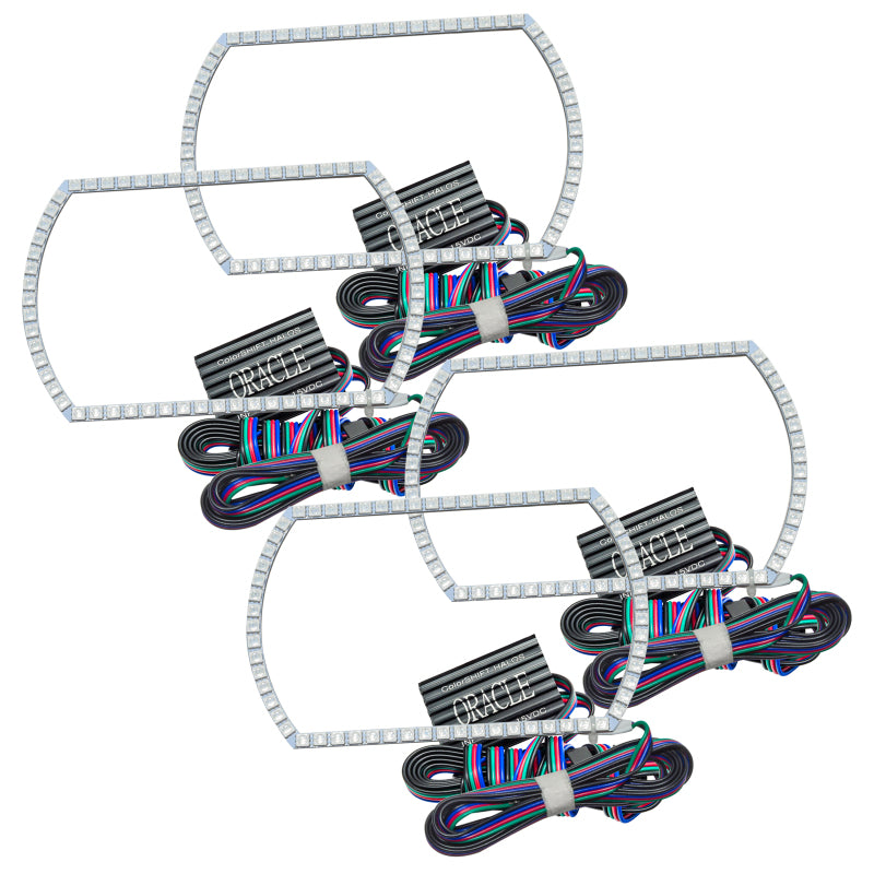 Oracle Chevy Silverado 14-15 Halo Kit Projector Style - ColorSHIFT w/o Controller- 2386-334