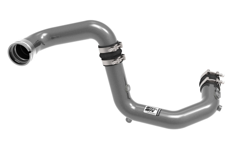 K&amp;N 2023 Ford Bronco Raptor 3.0L V6 Aluminum Charge Pipe Kit - Gunmetal Gray - 77-1020KC