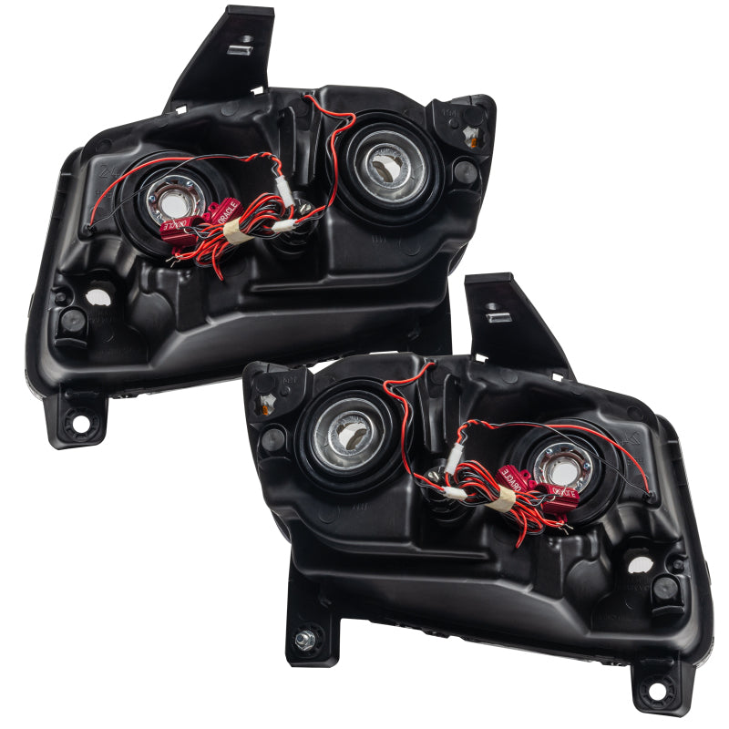 Oracle 11-13 Jeep Grand Cherokee Pre-Assembled Halo Headlights (Non HID) Chrome - UV/Purple - 7070-007