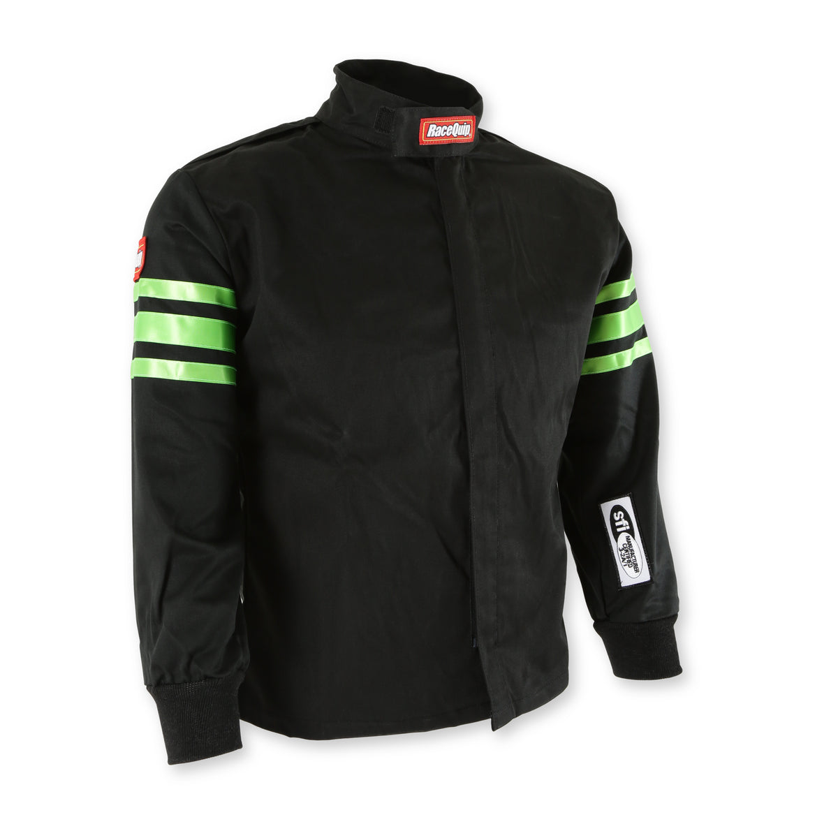 RaceQuip Green Trim SFI-1 JR. Jacket - Kids Medium