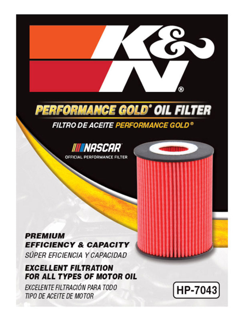 K&amp;N Oil Filter OIL FILTER; AUTOMOTIVE - HP-7043