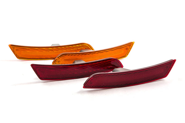 Diode Dynamics 16-21 Chevrolet Camaro LED Sidemarkers - Amber/ - Red (set) - DD5062 for 2016-2024 Chevrolet Camaro - front vi
