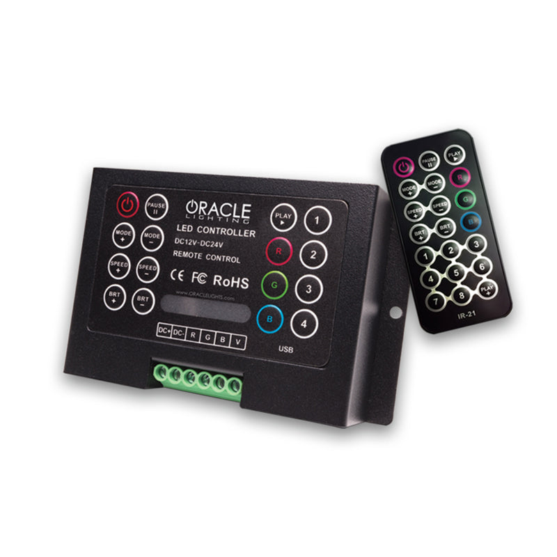 Oracle Jeep Wrangler JL/Gladiator JT RGB+W Headlight DRL Upgrade Kit - ColorSHIFT 2 SEE WARRANTY - 1346-333