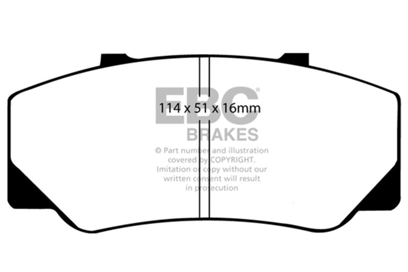 EBC 91-94 Nissan Sentra SE-R Ultimax Rear Brake Pads - UD511