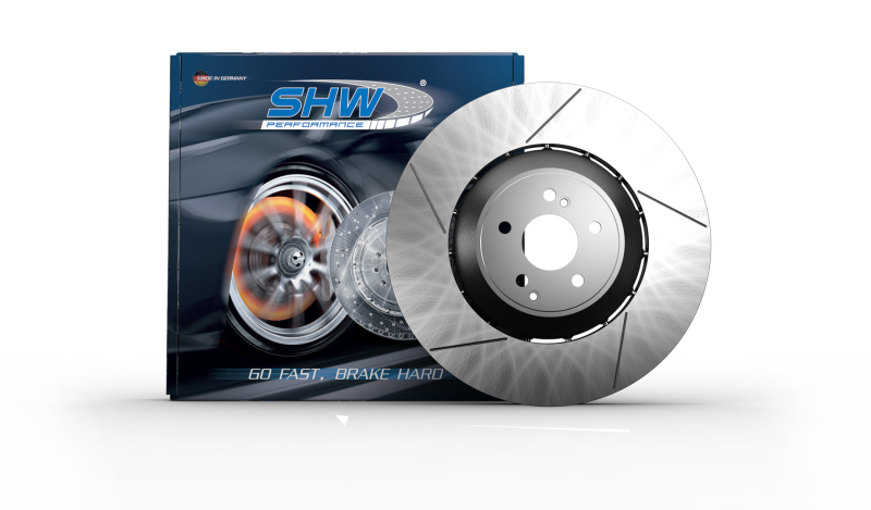 SHW 10-16 Porsche Panamera Turbo 4.8L w/o Ceramics Left Front Slotted LW Brake Rotor (298615301C) - PFL49725
