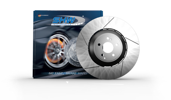 SHW 17-20 Porsche Panamera 4 3.0L w/20in Wheel w/o Ceramics Left Rear Slot LW Rotor (971615601G) - PRL49927 for 2017-2023 Por