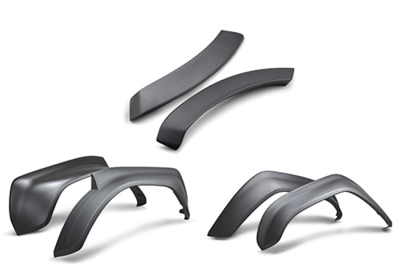 Ford Racing 22-24 Bronco Raptor Carbon Fiber Fender Flare Set - Matte - M-16268-BM