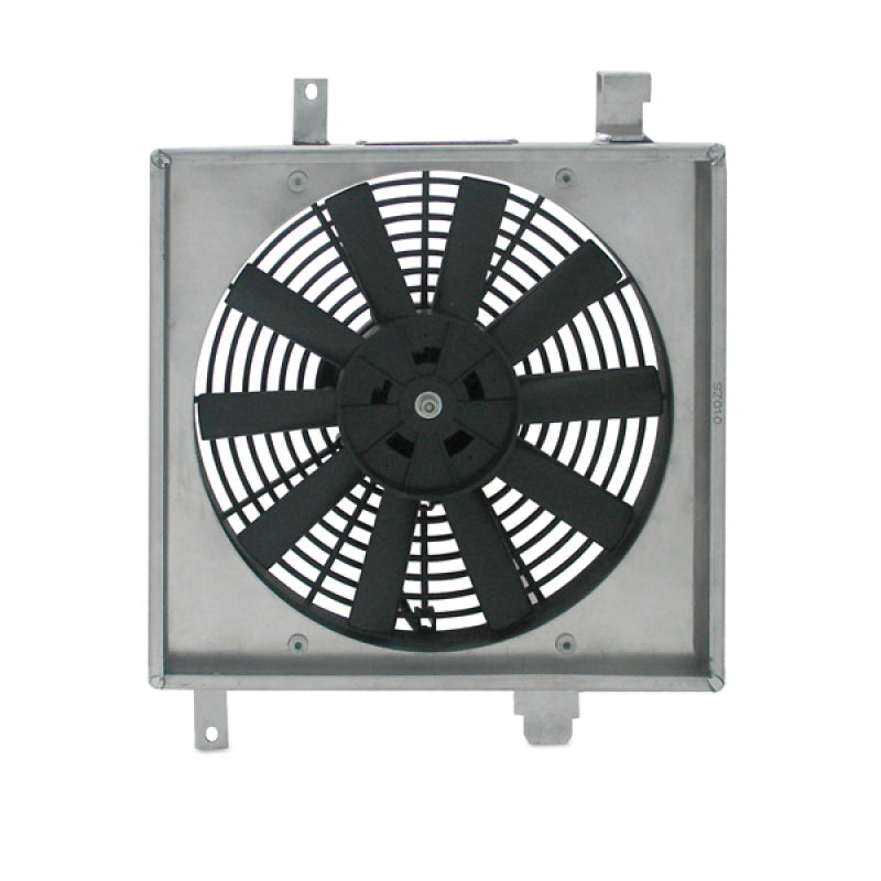Mishimoto 22x18x3.5 Dual Pass Race Radiator Aluminum Fan Shroud Kit - MMFS-DBP-26