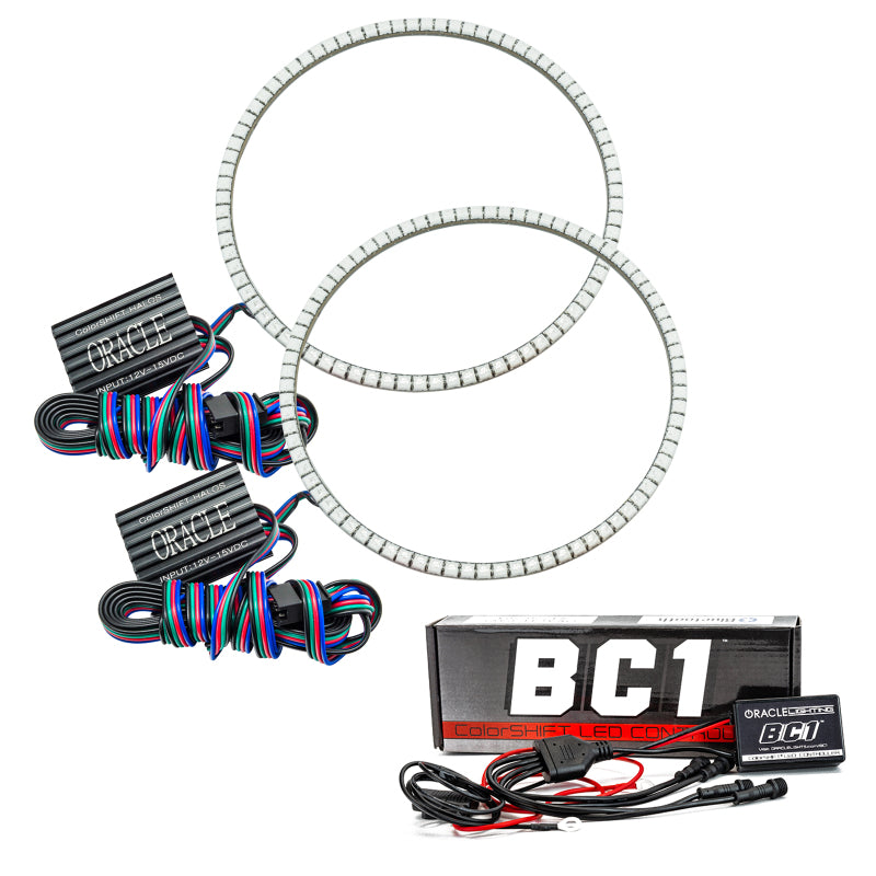 Oracle 7in Round Exterior Waterproof LED Halo Kit - ColorSHIFT w/ BC1 Controller- 3981-335