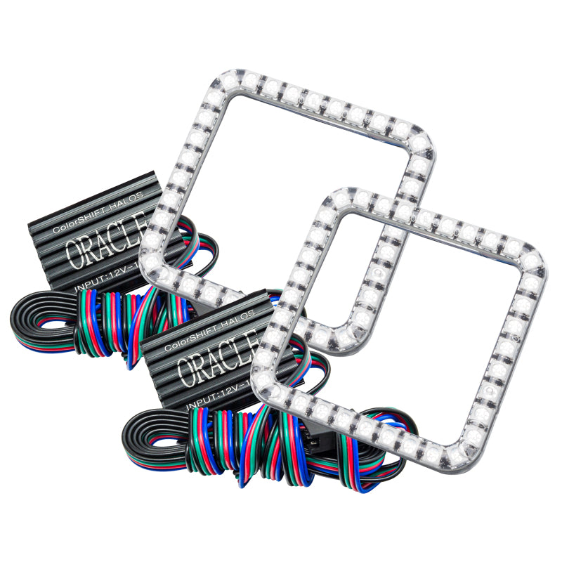 Oracle Ford Superduty 08-10 LED Fog Light Halo Kit - ColorSHIFT w/o Controller SEE WARRANTY - 1342-334