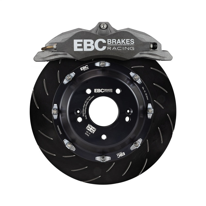 EBC Racing Universal Apollo-4 Race Spec Trailing Front Right Caliper (300mm Min 355mm Max Rotor) - BC4104R-R