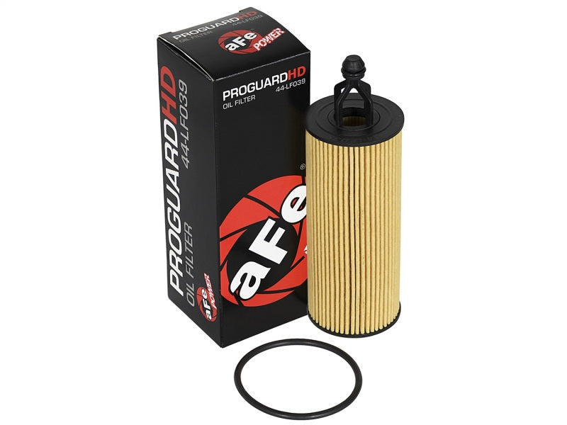 aFe Pro GUARD HD Oil Filter 2018+ Jeep Wrangler (JL) V6 3.6L (4 Pack) - 44-LF039-MB
