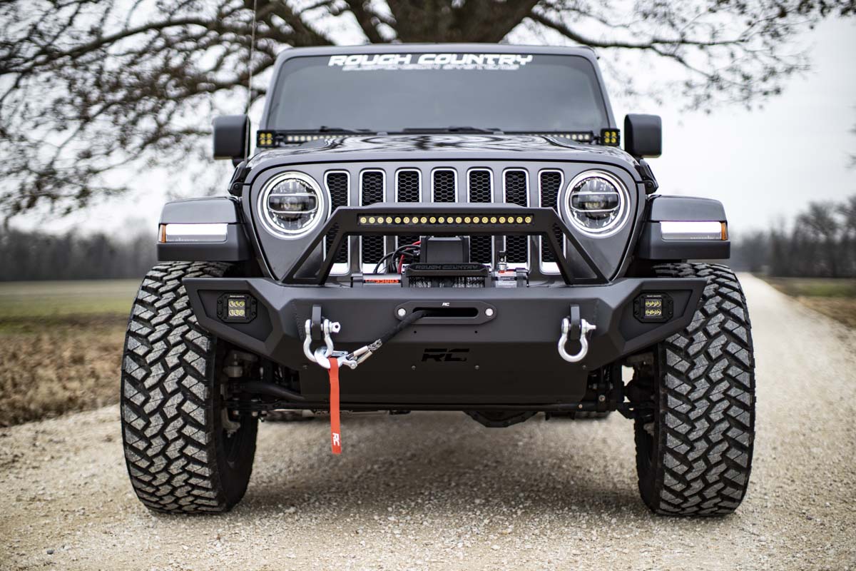Front Winch Bumper | Jeep Gladiator JT/Wrangler JK &amp; JL/Wrangler Unlimited 4WD