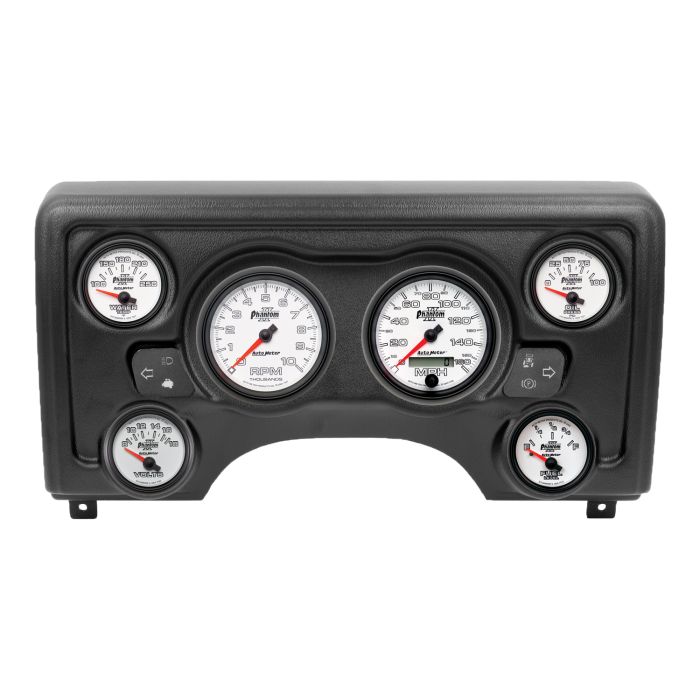 Autometer Phantom II Direct Fit Dash Kit 97-06 Jeep TJ (2 x 3-3/8in. / 4 x 2-1/16in.) - 90011-10