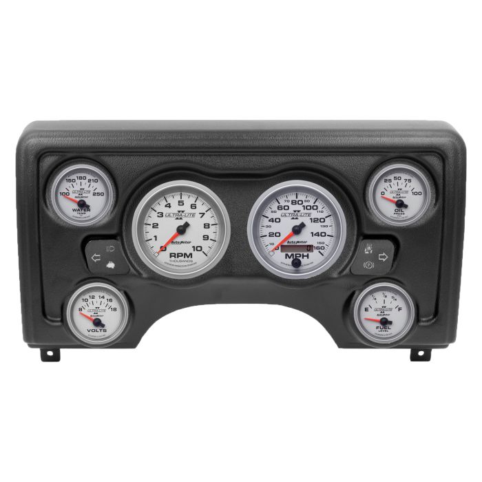 Autometer Ultra-Lite II Direct Fit Dash Kit 97-06 Jeep TJ (2 x 3-3/8in. / 4 x 2-1/16in.) - 90011-14