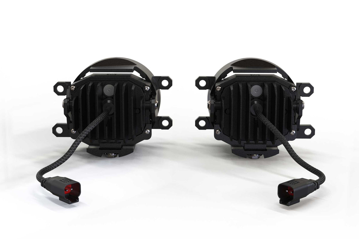 Morimoto - 4Banger Fog Kit: 2016-2023 Tacoma (HXB Yellow, Wide)