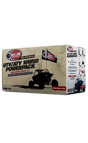 Red Line Powersport Motor Oil UTV/ATV 10W50 Powerpack Kit