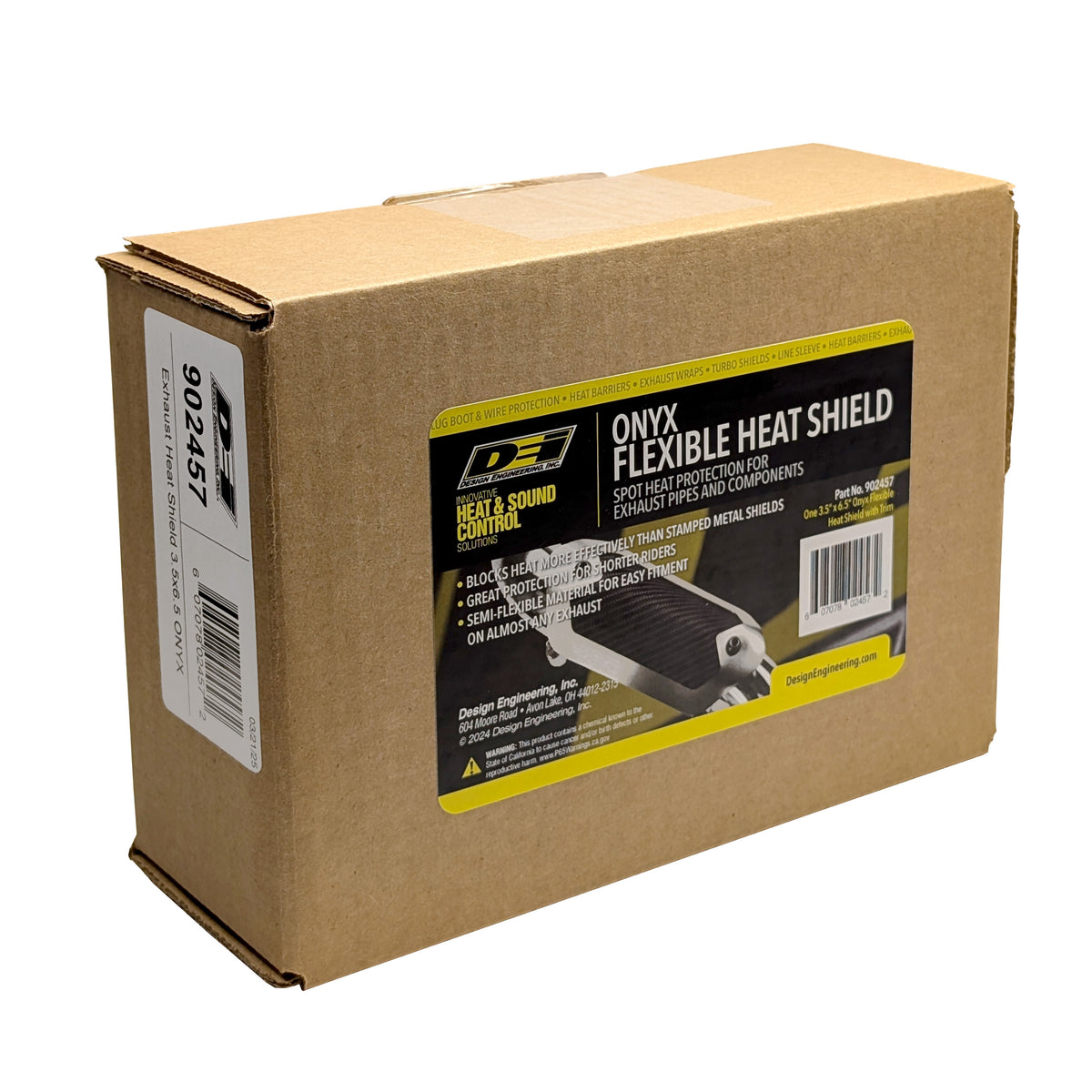 DEI Flex Heatshield Gen III 3.5x6.5 - 902457 by DEI - front view