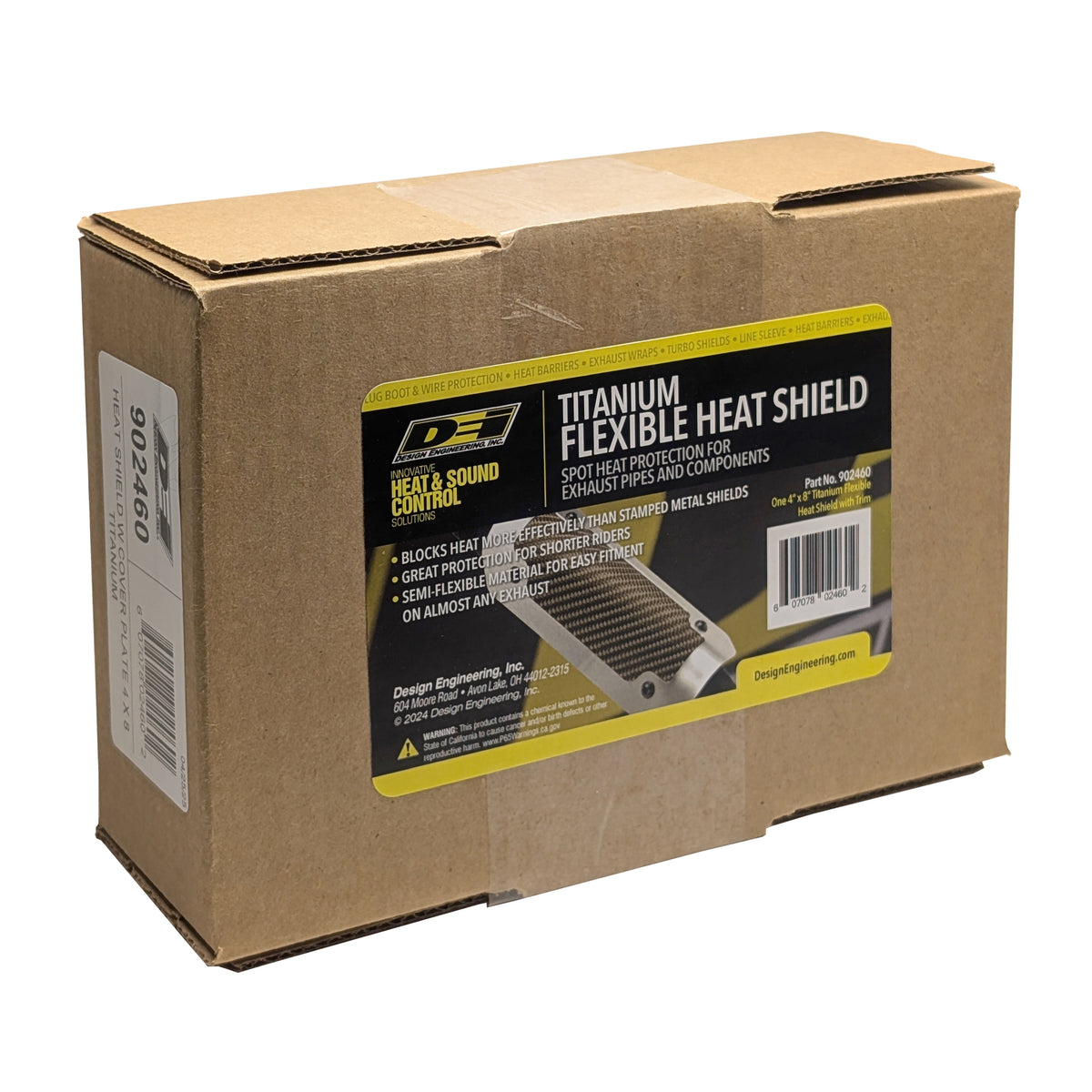 DEI Flex Heatshield Gen III 4x8 TI - 902460 by DEI - front view