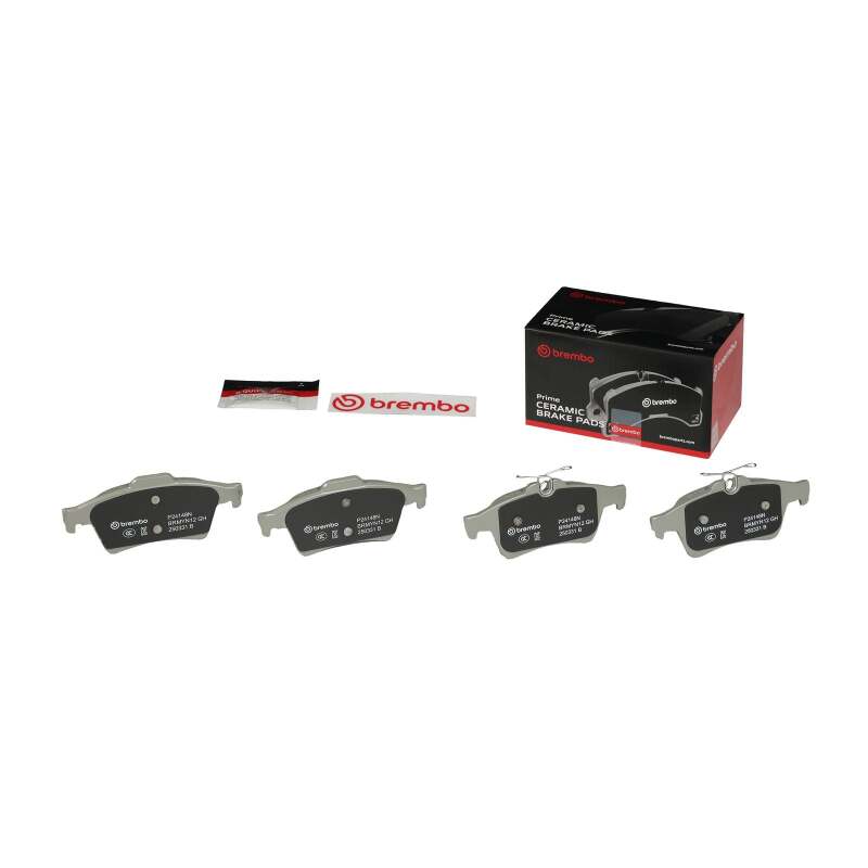 Brembo OE 07-13 Volvo C30/06-13 C70/04-11 S40/05-11 V50 PRIME Ceramic Brake Pad - Rear - P24148N