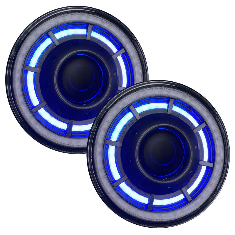 ORACLE Lighting 0718 Jeep Wrangler JK Oculus 7in ColorSHIFT BiLED Projector Headlights SEE WARRANTY - 5876-504