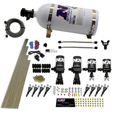 Nitrous Express 8 Cyl Gasoline Shark Nozzle Jet Pack (200-600HP) - 90506JP