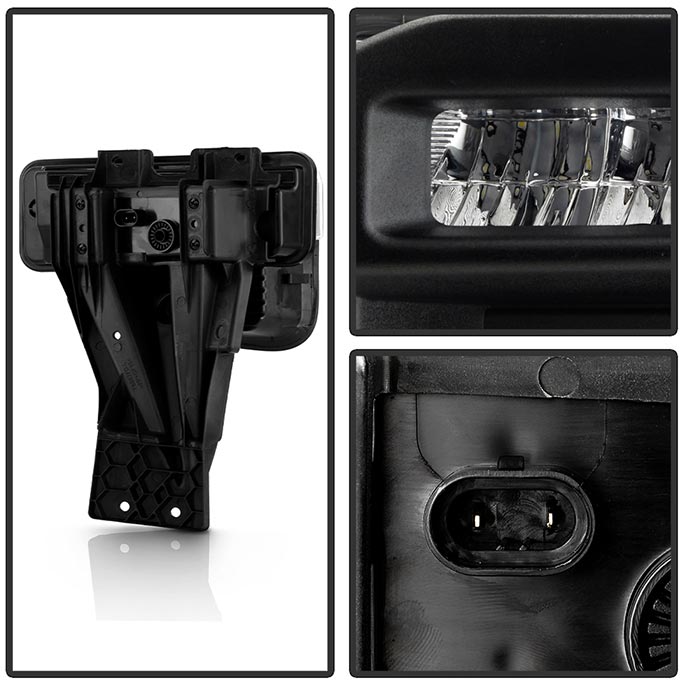 Spyder 20-22 Ford F250/F350 Super Duty OEM Full LED Fog Lights W/ Switch - Clear