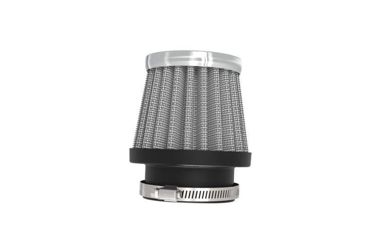 K&amp;N Universal Chrome Filter 1 3/8 inch FLG / 2 1/2 inch Base / 2 inch Top / 2 1/4 inch Height - RC-0790