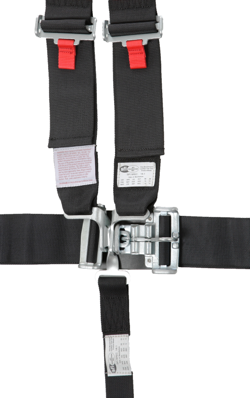 RaceQuip Black L & L V4pt Seat Belt - 713003RQP